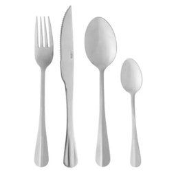 Faqueiro Aço Inox 24 Peças Positano Prata Lyor - 6