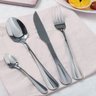 Faqueiro Aço Inox 24 Peças Positano Prata Lyor - 2