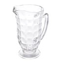 Ver imagem 2 de Conjunto Jarra 1 Litro Com 6 Copos de Vidro 270ml Xadrez Lyor