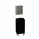 Ver imagem 1 de Gabinete Banheiro Infiniti 40x30cm:Preto