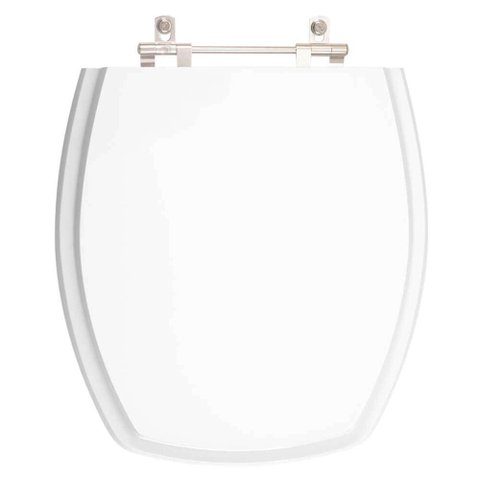 Tampa De Vaso Iris Branco Para Bacia Onix