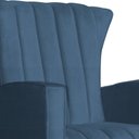 Ver imagem 3 de Poltrona Melinda Amamentação Suede Azul Claro - Belliv Decor