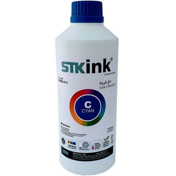 Tinta STK T504 L6161 L4150 L4160 L6191 L6171 compatível com Ecotank Epson - 6 Litros - 6