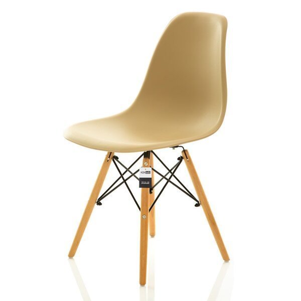 Kit 6 Cadeiras Charles Eames Eiffel Dsw - Nude Escuro - Kza Bela - 2