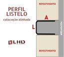 Ver imagem 2 de Perfil Listelo "u", Aço Inox 304, Brilho, Dourado - 9 X 30 X 9 X 2000mm