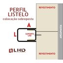 Ver imagem 4 de Perfil Listelo "u", Aço Inox 304, Brilho, Marrom - 9 X 11 X 9 X 2000mm