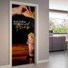 Adesivo Para Porta Sua Noite Merece Um Drink- 73X210Cm - 1