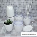 Ver imagem 4 de Porta Escova de Dentes e Creme Dental com Tampa para Banheiro OU Branco