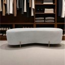 Ver imagem 7 de Puff Decorativo Alana Bouclé Bege