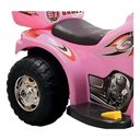 Ver imagem 2 de Moto Eletrica com Luz e Som 6v Rosa - Shiny Toys