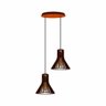 Pendente Duo - Funnel Light - Tabaco - 1