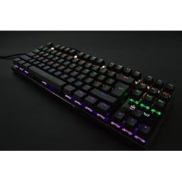 Teclado Gamer Evolut Assault Eg-204rb Qwerty Blue Inglês Us De Cor Preto Com Luz Rainbow - 2