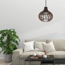 Ver imagem 2 de Luminária Teto tipo Pendente DIANA MDF - Completa - Cor: Marrom