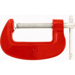 Jogo Grampo Tipo C com 1",2",3" Ferro Fundido Leve - Nove54 - 2
