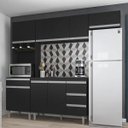 Ver imagem 3 de Cozinha Completa Modulada 4 Peças Andréia 240cm Ajl Móveis