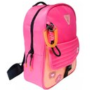 Ver imagem 3 de Mochila Escolar de Costas Nylon Luluca Lulike Pink Lu2959
