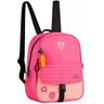 Mochila Escolar de Costas Nylon Luluca Lulike Pink Lu2959 - 1