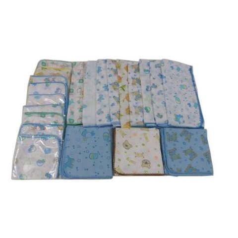 Kit 9 Pano de boca 9 Fraldas de pano  3 Cueiros para menino