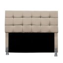 Ver imagem 1 de Cabeceira King 195 Cm Estofada Larissa em Suede com Frame:bege