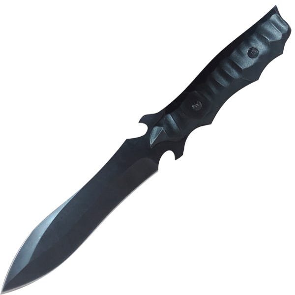 Faca de Caça com Lâmina de 18 cm e Bainha Taue EA046 Preta - 2