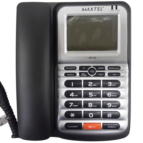 Telefone com Fio com Identificador de Chamadas Mt139 - 1