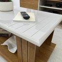 Ver imagem 4 de Mesa de Centro Mila Frisada Cinamomo/off White - Artely