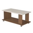 Ver imagem 3 de Mesa de Centro Mila Frisada Cinamomo/off White - Artely