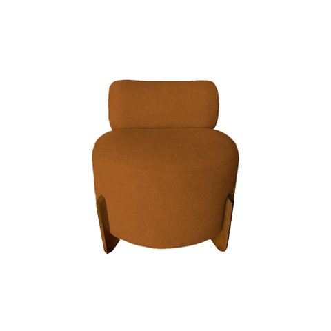 Poltrona Monaco Decorativa Bouclé para Sala, Quarto ou Closet