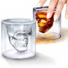Copo Shot Caveira para Dose 75ml Tequila Whisky Cristal Skull - 1
