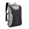 Mochila Mala Bolsa Anti Furto Alça Lateral Note USB Cinza - 1