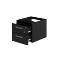 Ver imagem 7 de Mesa Dupla para Escritório 1,20x1,35mm - c/ Gavetas - Preto/Preto - 26071