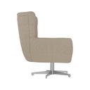 Ver imagem 6 de Poltrona Giratória 88cm Bull Linho Off White - Sallar Home