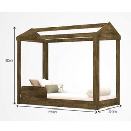 Cama Montessoriana Infantil Infantil Montessoriana Crystal Baby J&a Móveis - 3
