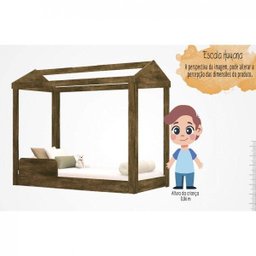 Cama Montessoriana Infantil Infantil Montessoriana Crystal Baby J&a Móveis - 4