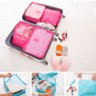 Organizador De Mala 6 Pçs Necessaire Viagem Bolsa Coral - 4