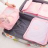 Organizador De Mala 6 Pçs Necessaire Viagem Bolsa Coral - 5