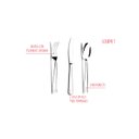 Ver imagem 3 de Jogo de Colher de Mesa Brinox Gourmet 207,5 X 2 Mm 12 Peças Aço Inox