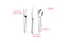 Ver imagem 3 de Jogo de Colher de Mesa Brinox Gourmet 207,5 X 2 Mm 12 Peças Aço Inox