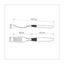 Ver imagem 5 de Kit 6 Garfo de Mesa Tramontina Inox Preto