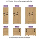 Ver imagem 7 de Quarto de Bebê Completo com Berço Americano 3 em 1 Bombom Multimóveis Mp4626 Madeirado