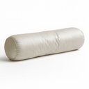 Ver imagem 2 de Almofada Travesseiro Bastão Tubo Rolo Dot 140cm Macia Veludo Bege Claro - Abmaza