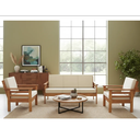 Ver imagem 1 de Sofá de Madeira Maciça 3 Lugares e 2 Poltronas