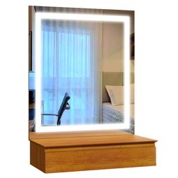 Camarim com Espelho e LED - Lyon-Naturale - Mavau Móveis - 2 Camarim com Espelho e LED - Lyon-Naturale - Mavau Móveis - 2