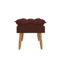 Ver imagem 2 de Puff Luxo Sofisticação Decorativa para Sala Sofisticada Premium Cor:marrom