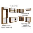 Ver imagem 5 de Armário de Cozinha Completa de Canto 419cm Rustic/Branco Glamy Madesa 01