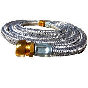 Mangueira Metálica Inox para Fogão Cooktop Comprida 5 Metros