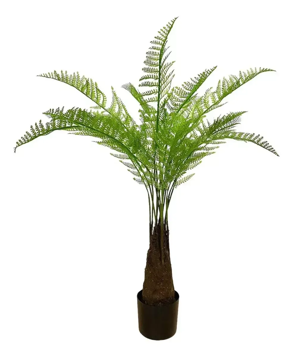 Planta Artificial Samabaia Realista Grande 90cm com Pote