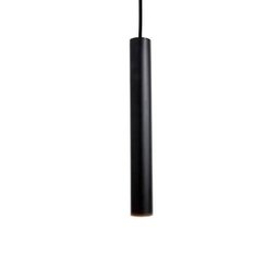 Kit 2 Pendente Tubo Palito 30cm - Preto + Lampada Led 4w - 3