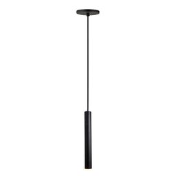 Kit 2 Pendente Tubo Palito 30cm - Preto + Lampada Led 4w - 1