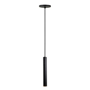 Kit 2 Pendente Tubo Palito 30cm - Preto + Lampada Led 4w